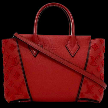 Red Leather Louis Vuitton Shoulder Bags
