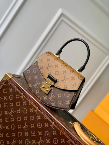 M46548 Tilsitt Handbag 23.5cm Monogram and Monogram Reverse coated canvas