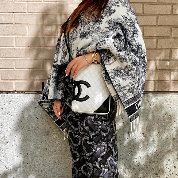 CHANEL combon crossbody leather bag
