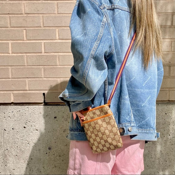 GUCCI monogram crossbody bag