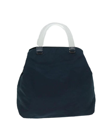 Navy Nylon Prada Handbag