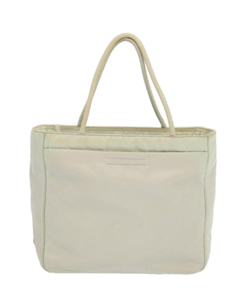 White Nylon Prada Handbag