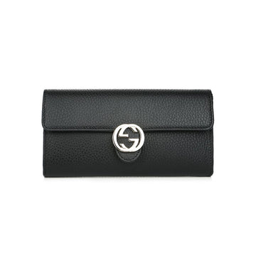 Gucci Elegant Calfskin Leather Chain Women's Wallet